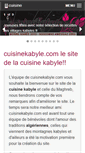 Mobile Screenshot of cuisinekabyle.com